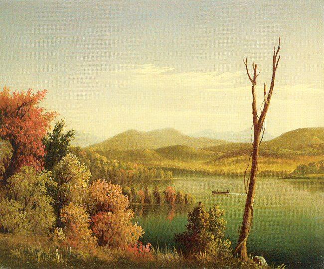 Prentice, Levi Wells Andirondack Lake oil painting image